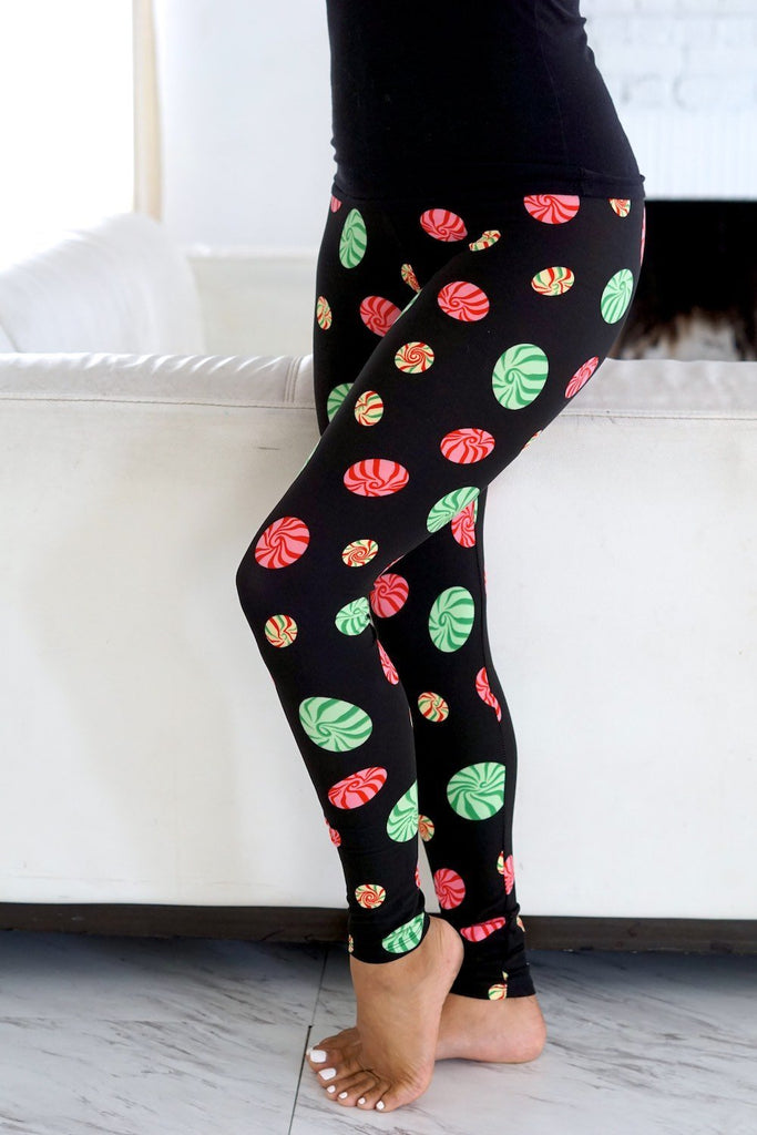Holiday Candy Leggings